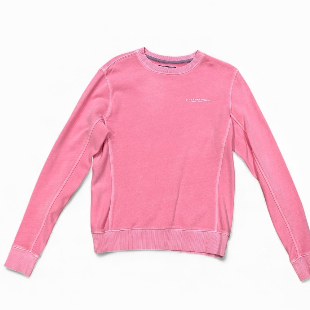 Vineyard Vines Pink Crewneck Sweatshirt - Women’s XS, 100% Cotton